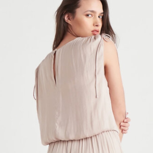 Black Tape by Dex Elastic Waist Light Beige Top Size M - Picture 4 of 11